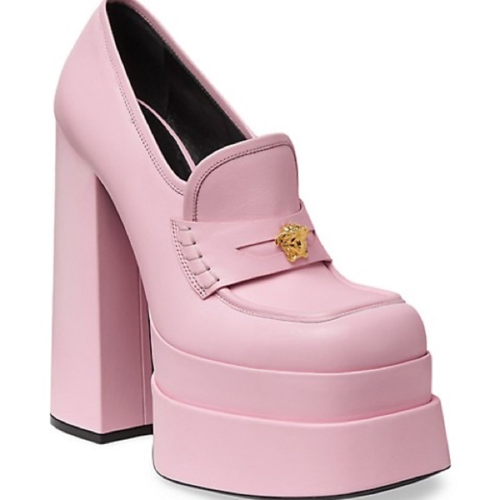 Versace Intrico Platform Loafers size 39.5. $1475. - Picture 2 of 14